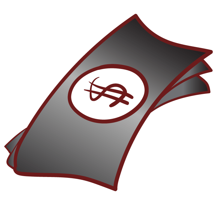 small graphic of cash money